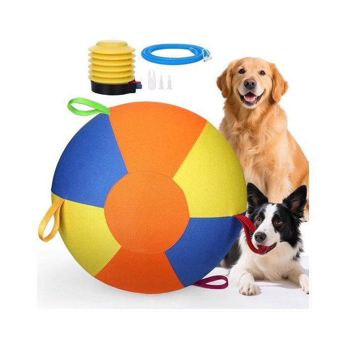 Balle de berger pour grands chiensjouet interactifballe à lancergonflable et résistante aux déchirures