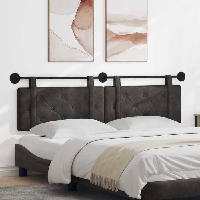 vidaXL Tête de lit suspendue PU antique 42031713