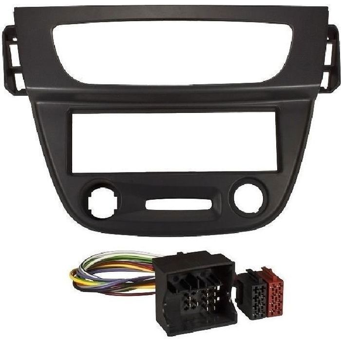 Kit Adaptateur Autoradio ADNAuto KITFAC270N compatible avec Renault Megane 3 - Noir - Serie Ge!