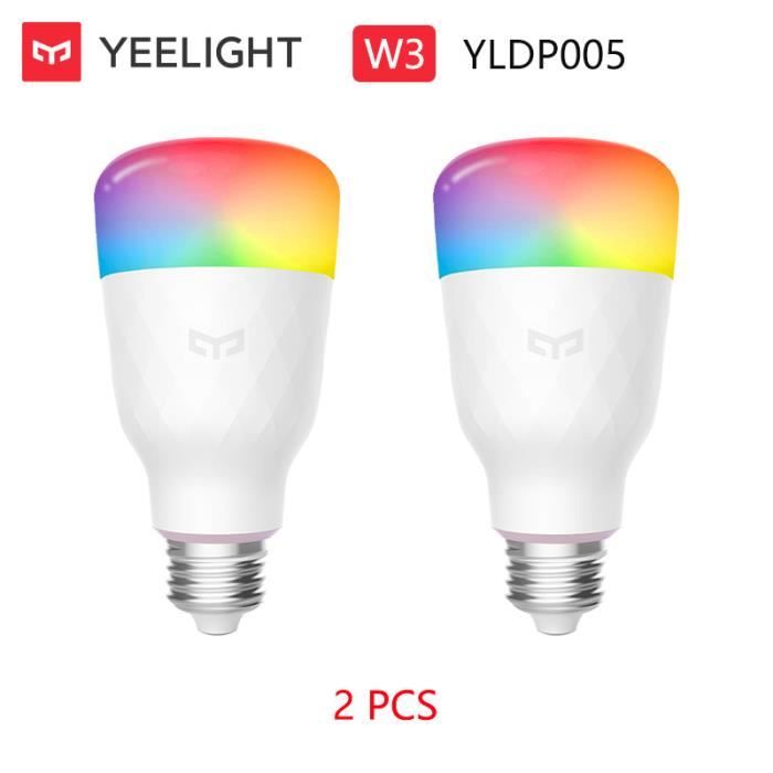 2 piècesYeelightAmpoule LED intelligente pour documents W3, lampe d