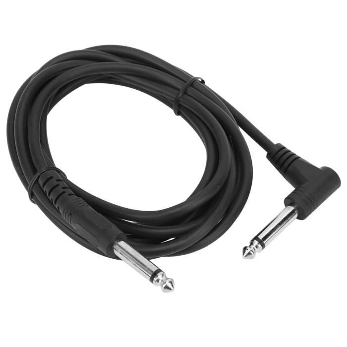 SONICAKE Câble Guitare Spiralé 10m - Fiches Coudées - Blanc