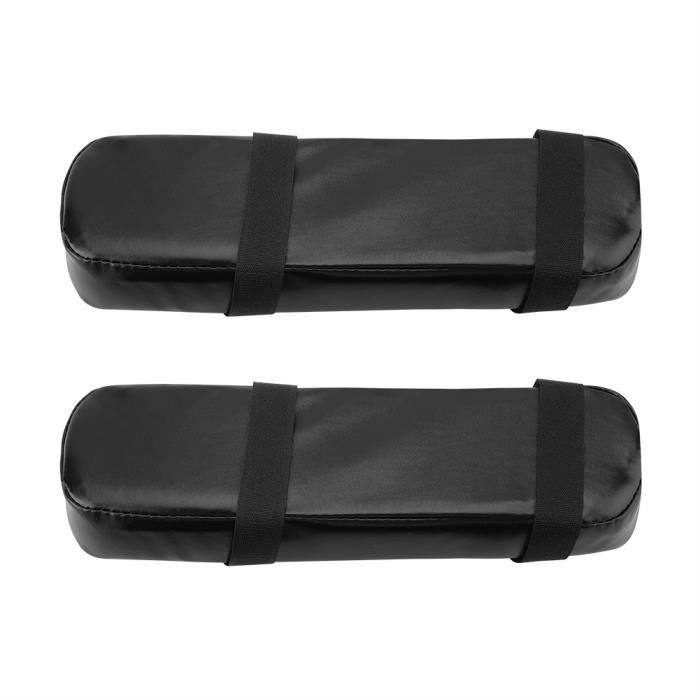 Qaestuan Coussin Accoudoir Chaise Bureau - Mousse Mémoire - 2 Pièces - Antidérapant - 23.5x7.5cm