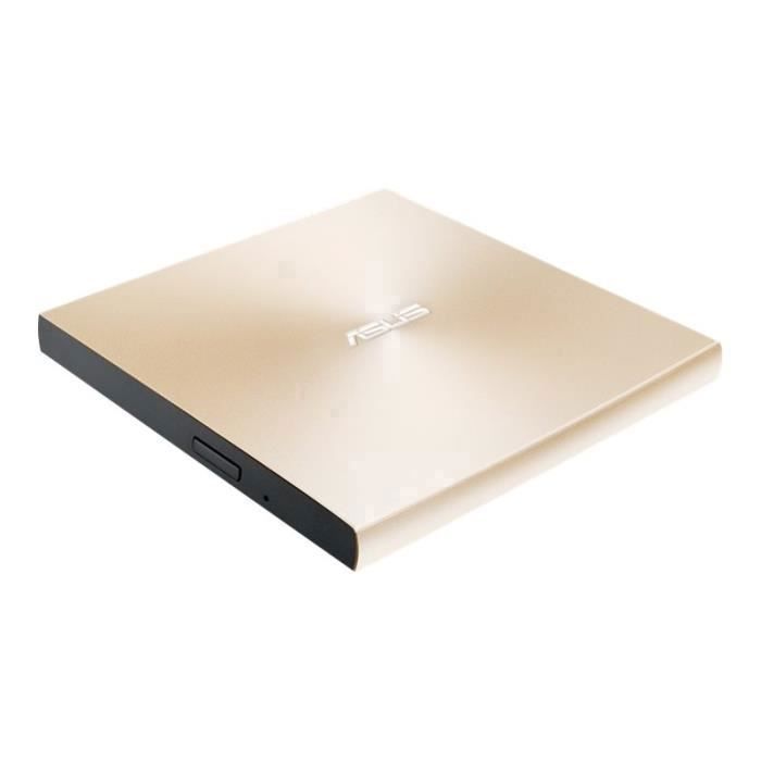 ASUS ZenDrive U9M Graveur DVD externe USB Type C et Type A Finitions en cercles concentriques - vue 2