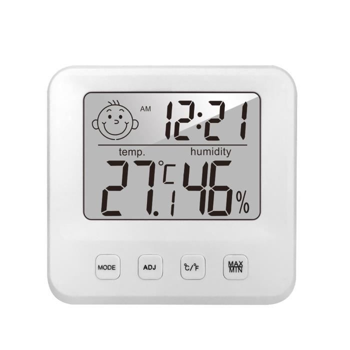 Mini Horloge Numérique Autocollante Pour Tableau De Bord - Pour Voiture, Camion, Maison, Bureau