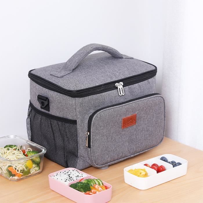 Sac Isotherme Repas,Femme Bureau Sacs-repas Petite Glaciere Pique-nique  Lunch Bag Thermique Homme et Enfant pour le avec Bando[391] - Cdiscount  Maison