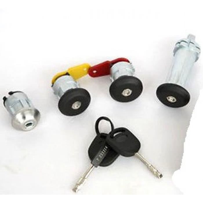 Barillet De Serrure Pour Renault Kangoo I (Express) 1997-2008 - Pièce De Remplacement Complète - Garantie 2 Ans