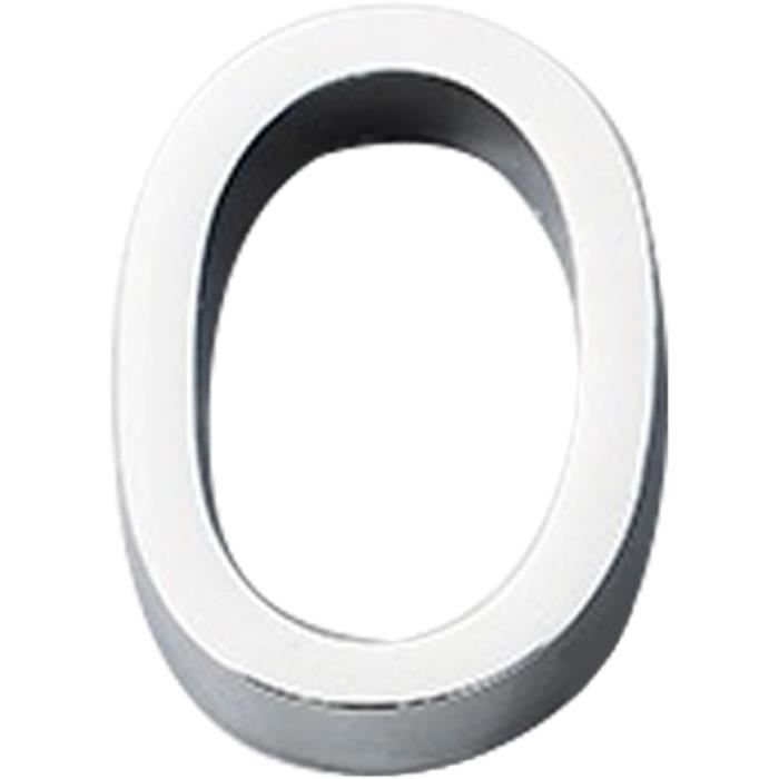 Plaque de porte numérique 3D,auto-adhésif,moderne,pour extérieur,maison
