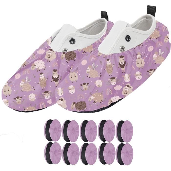 Lot De 8 Supports à Chaussures Antidérapants Kayuneed - Double Étage 25x22x11.5 Cm - Gris, Empilable, Gain De Place