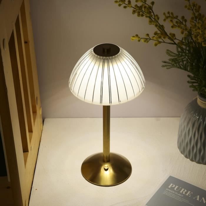 Lampe De Table LED Riffle – Réglable, Dimmable, Sans Fil, Vert (36,5 Cm, IP44, 3 Ans Garantie)