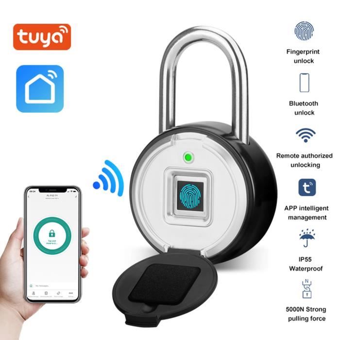 Serrure de Meuble à Empreintes Digitales Serrure Intelligente pour Armoire USB Rechargeable