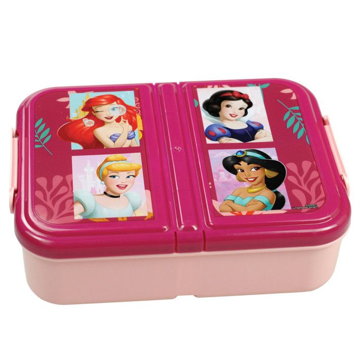 Boîte gouter Princesse Disney 17 CM - 3 Cpt