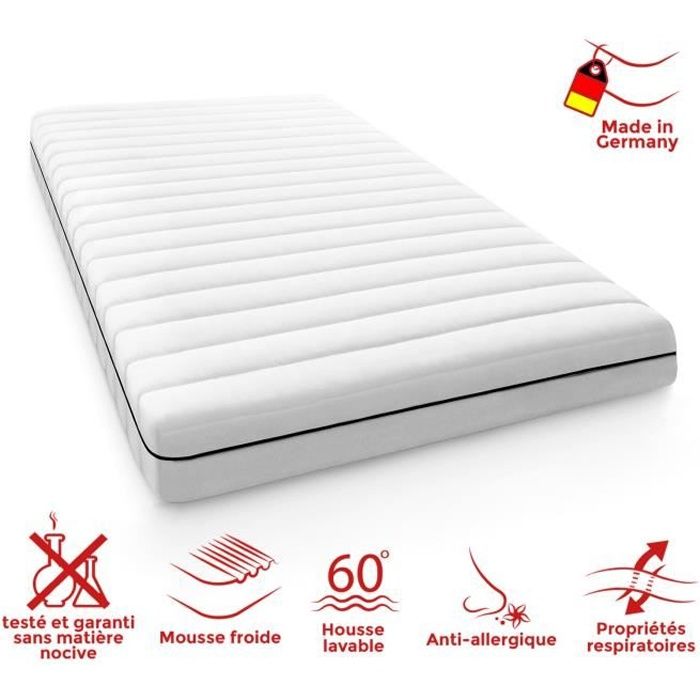 Matelas 80x200 Matelas Mi Ferme Matelas Premium Dehoussable Matelas 80 X 200 Matelas Orthopedique Pour Tout Type De Lit Sommier Achat Vente Matelas Cdiscount