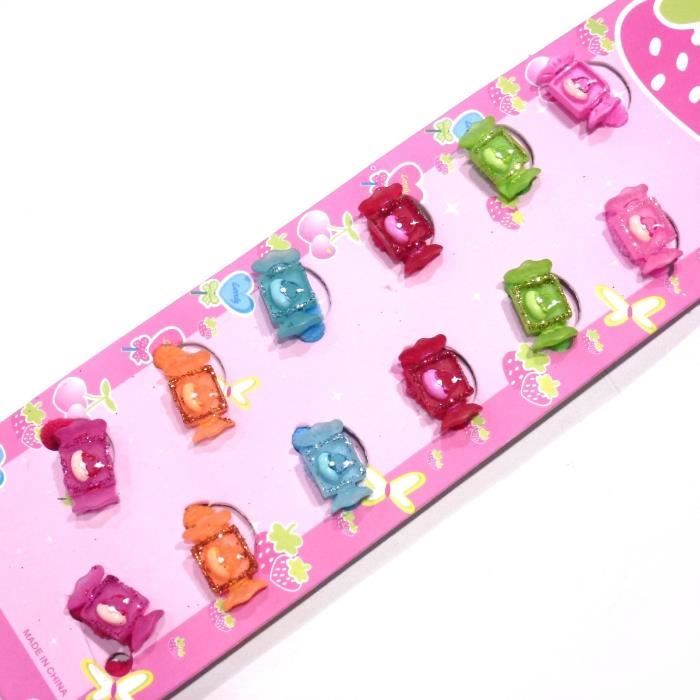 Accessoires Cheveux Barrette Mousse Enfant Bonbons Lot De 12 Pcs Cdiscount Au Quotidien