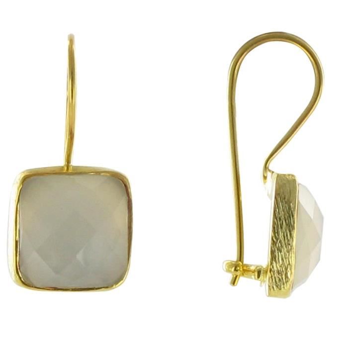 Boucles D'oreilles Pendantes Le Bijou Français - Argent & Cristal, Dormeuses - Neuves