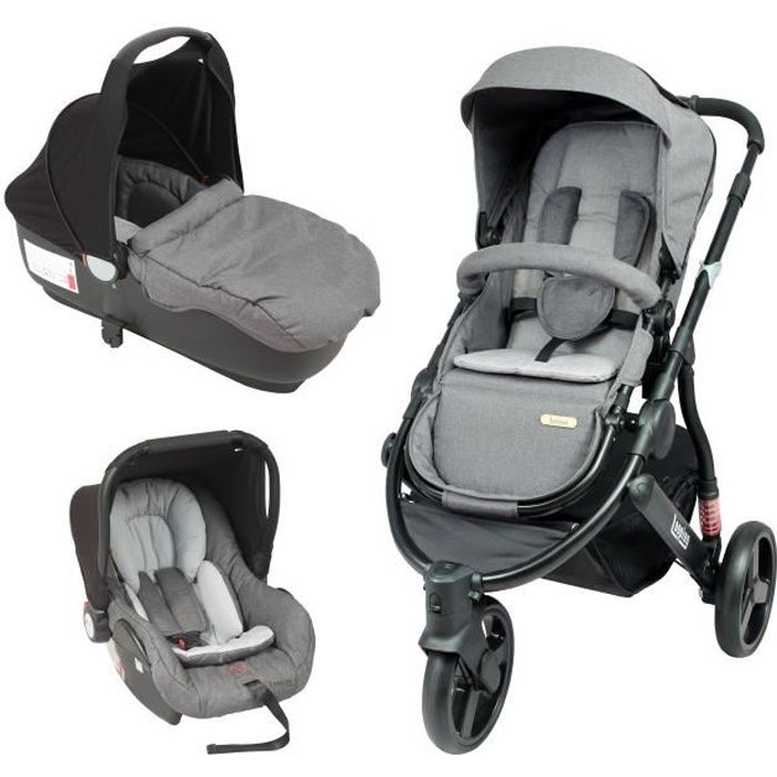 Poussette combine outlet trois roues