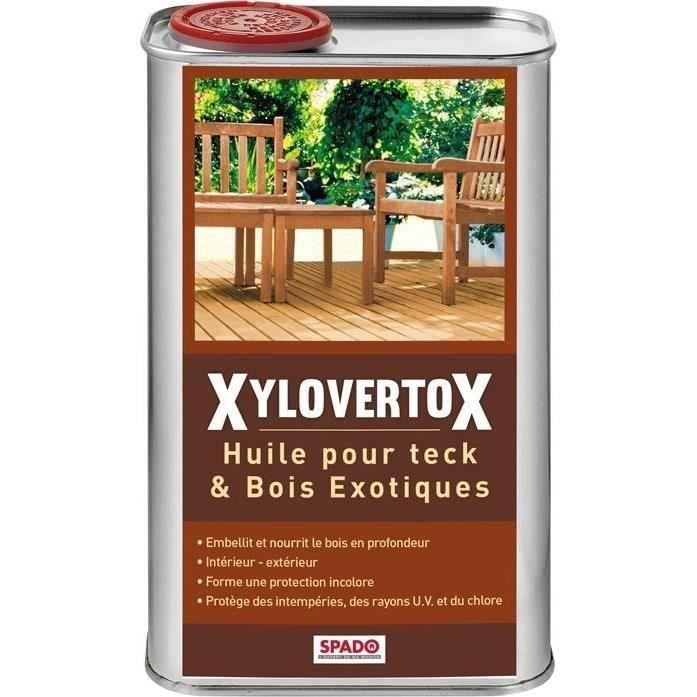 Huile protectrice teck, bois exotiques - 1L
