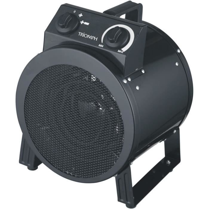 Chauffage D'Appoint Infrarouge Könighaus 1200W - Montage Mural - Thermostat - Sécurité Surchauffe