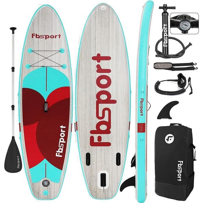Stand Up Paddle Gonflable Makani 10 Ft (320 Cm) - Vert - Kit Complet Avec Pagaie Et Pompe