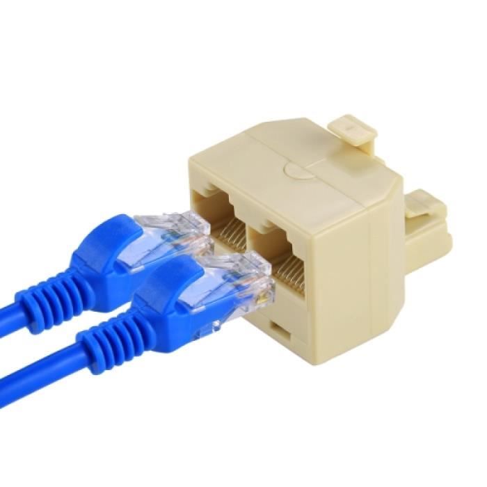 Cable rj45 double - Cdiscount