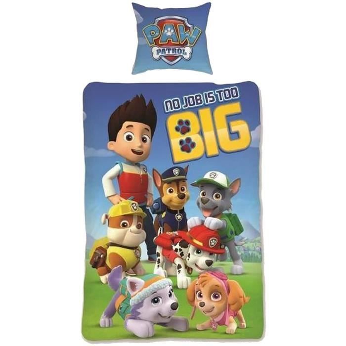 Housse de Couette -140x200 Licences Pat Patrouille - Parure de Lit