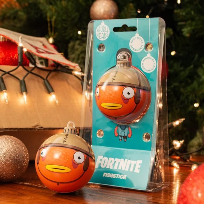 Décoration Bola De Navidad Fortnite Fishsticks, La Boule De L'arbre De Noël  Est Fabriquée En Métal Étain. - Cdiscount Maison