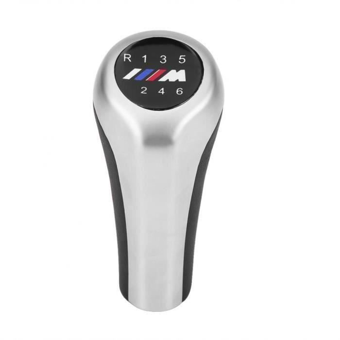 6-vitesse bouton de changement vitesses poignée Shifter Bâton de tête pour BMW 1 3 5 6 Series E60 E61 E65 E83 E90 Style 2 My12037