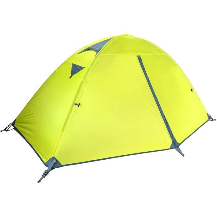 Naturehike Cloud-up 1 Tente de Camping Ultra-légère pour 1 Personne Tente de Randonnée Double Couche Imperméable 4 Saisons 