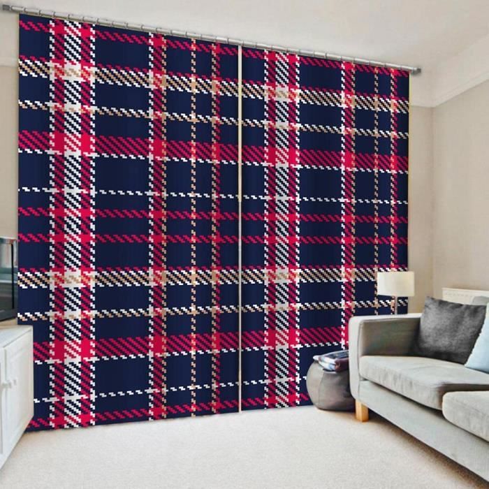 Lot De 2 Rideaux Occultants - Vert - Isolant Thermique - Oeillets - Multicolore - Maison