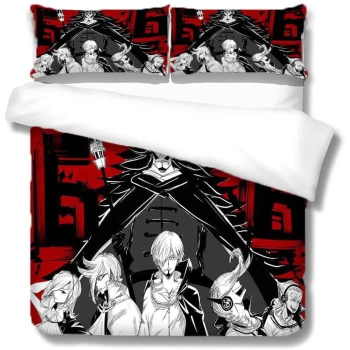 Parure Housse Chien Animaux Noir et Blanc - Fermeture éclair cachée