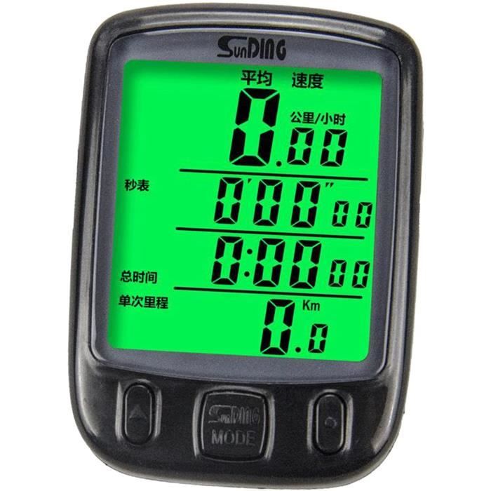 Compteur De Vitesse De Vélo Et Compteur Kilométrique Cablé à Vélo De