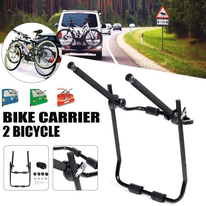 porte velo hayon fixation voiture arriere universel pour 2 velos charge 60kg cdiscount auto