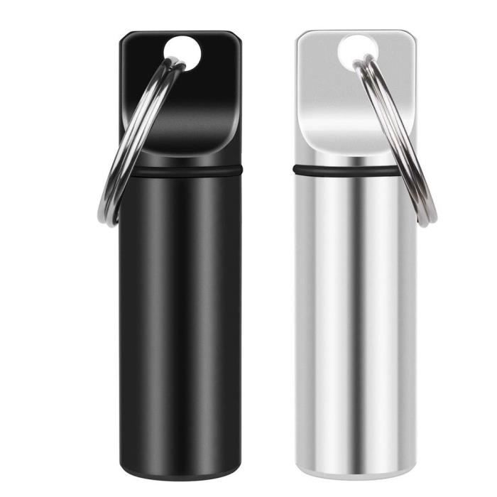 Boîte à Pilules De Poche étanche – Portable, Conteneur Capsules FOB (grillé)