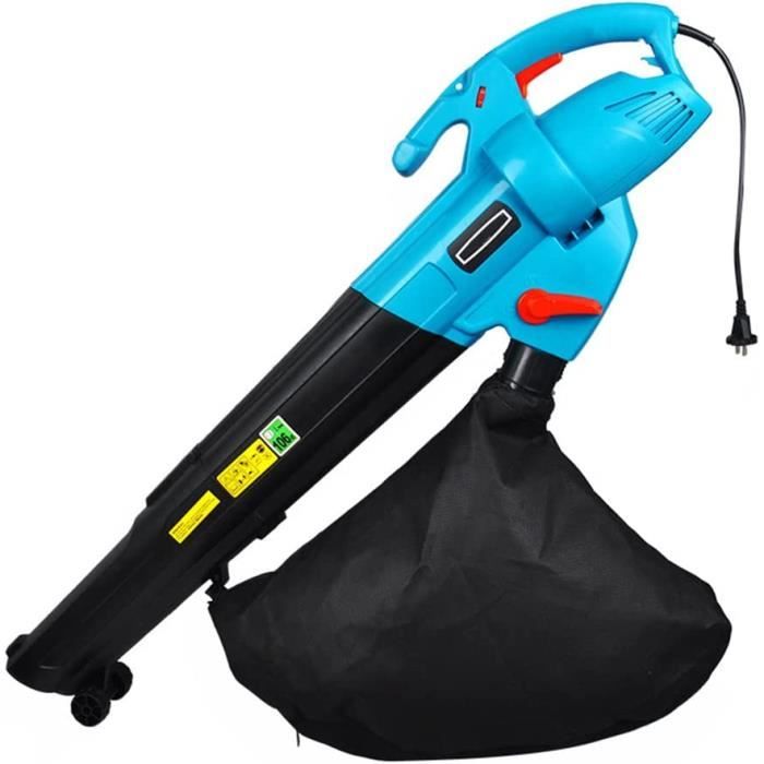 Aspirateur Feuilles Électrique Trois Un Souffleur Sac Collecte 45 L