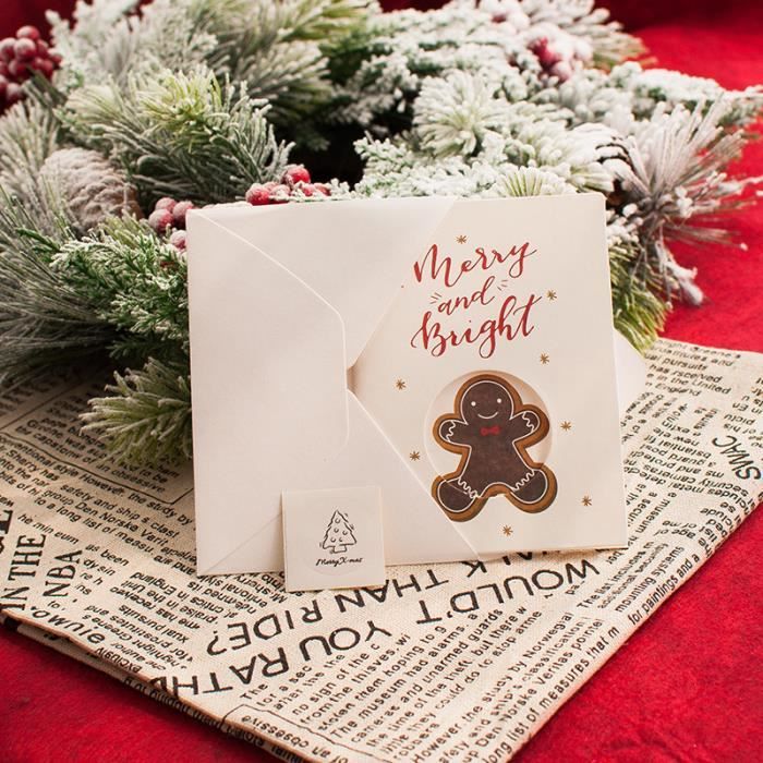 Cartes de voeux NOEL en relief 3D format 12x16,5cm