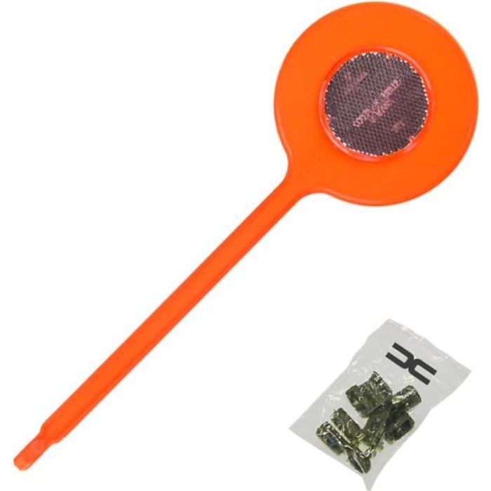 Ecarteur de danger rabattable avec catadioptre reflechissant CYCLINGCOLORS Velo loisir Orange Cdiscount Sport