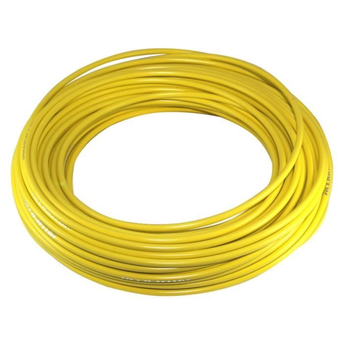 KIT CABLE ET GAINE DE DERAILLEUR JAUNE AVANT ARRIERE VELO ROUTE VTT