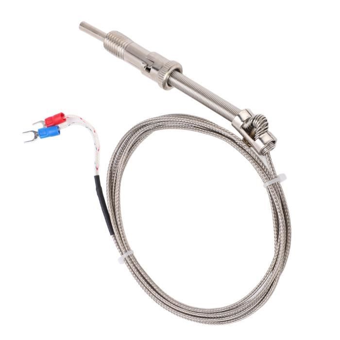 Fil Thermocouple Type KTNS 2 Conducteurs - Isolation PTFE, Blindé Pour Hautes Températures - Longueur 1/5/10 M (Type S, 5 Mètres)