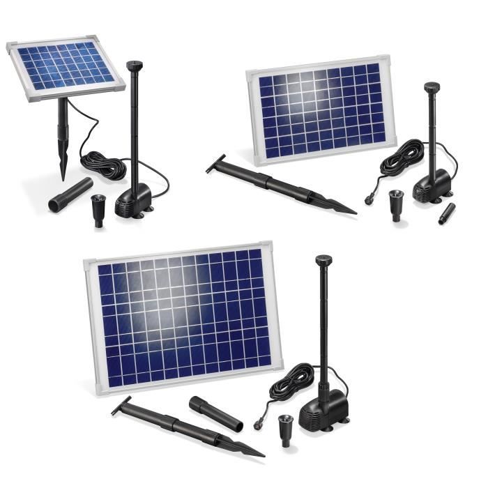 systeme de pompe solaire splash avec module solaire 10 w 610 l h max 150 cm cdiscount jardin