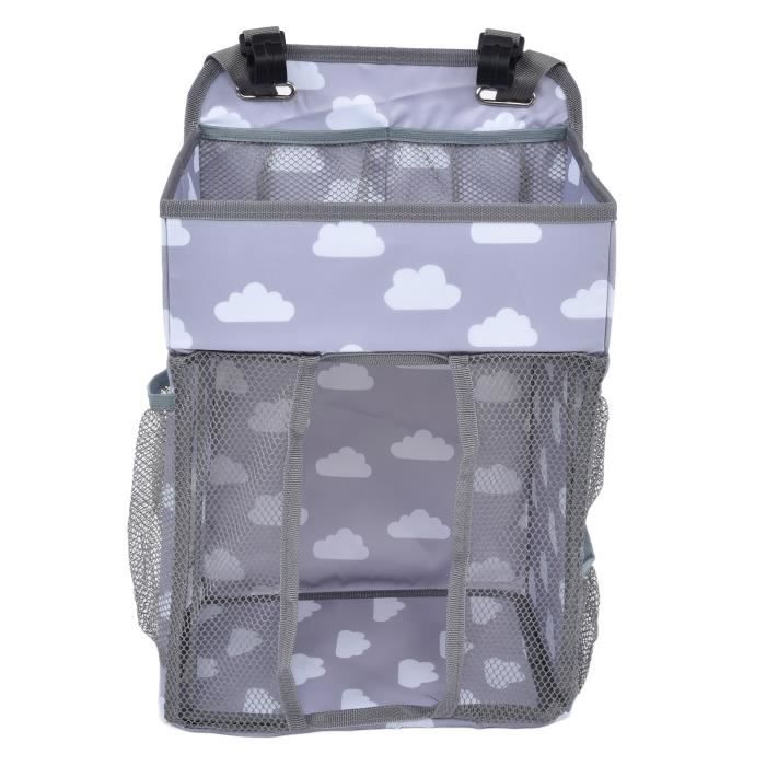 Sac De Protection Poussette + 2 Boucles De Suspension – Noir – Voyage Avion & Siège Auto