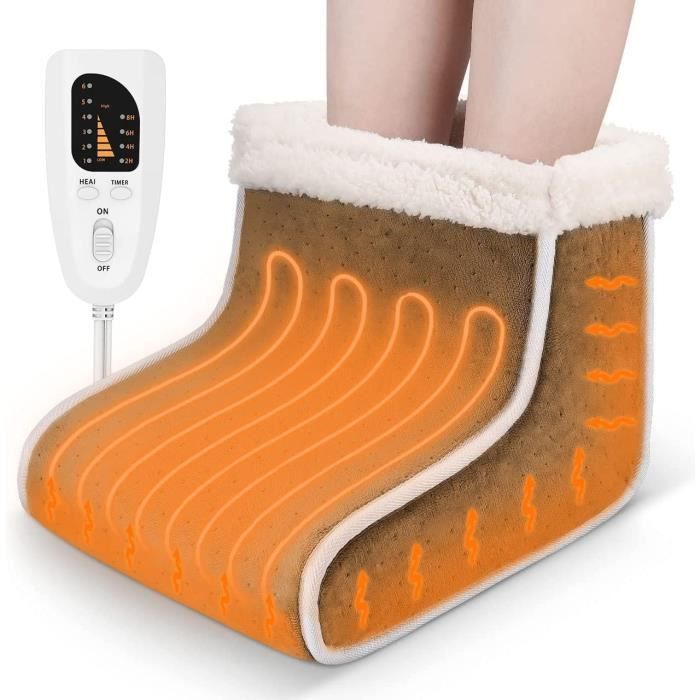 Chaussettes Chauffantes Rechargeables IKuchelife 7500mAh - Pieds Chauds 360° 4 Niveaux 14H - 37-47