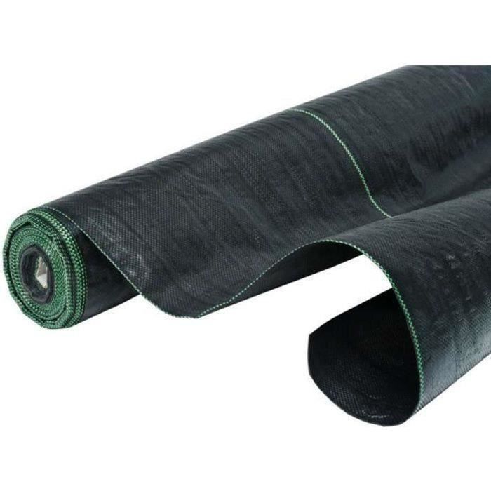 Garlivo 1500 M² De Toile Anti-Mauvaises Herbes 65 G/m Perméable à L'eau En Différentes Tailles, Brésil De Paillage Non Tissée Indéchirable - Protection Contre Les UV- Film - 50 M X 30
