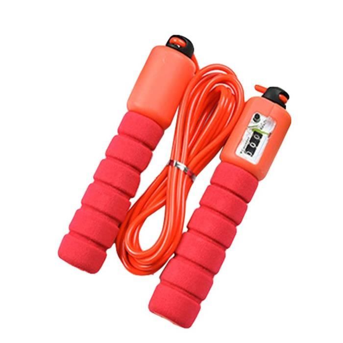 Corde à Sauter Sans Fil Professionnelle – Avec Compteur De Calories Et Minuterie