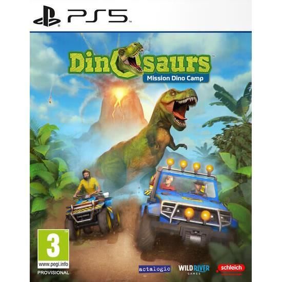Dinosaurs Mission Dino Camp Schleich sur PS5 Neuf - vue 5