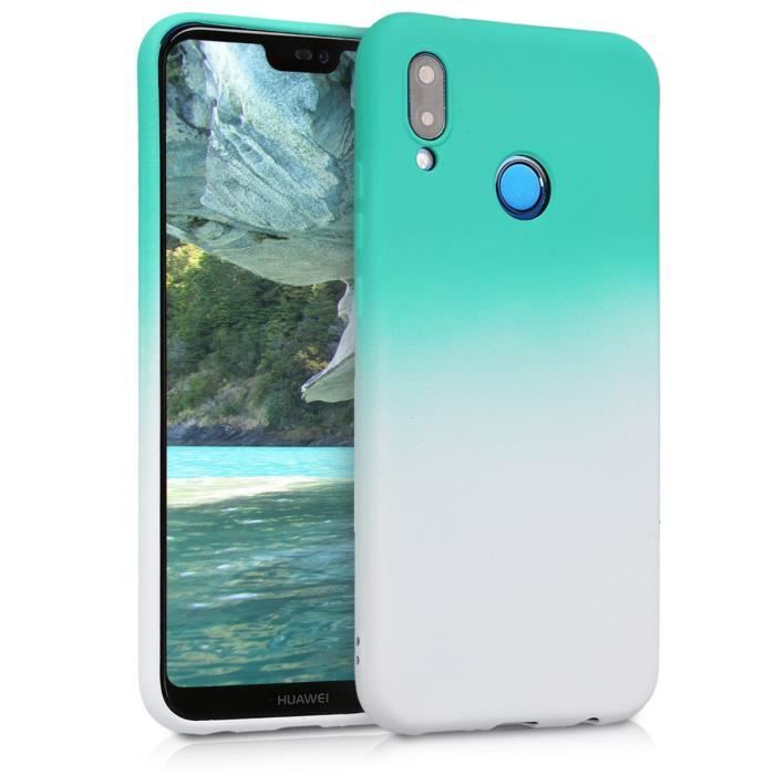 Housse de t/él/éphone Rose Sombre Coque kwmobile Coque Compatible avec Huawei P20