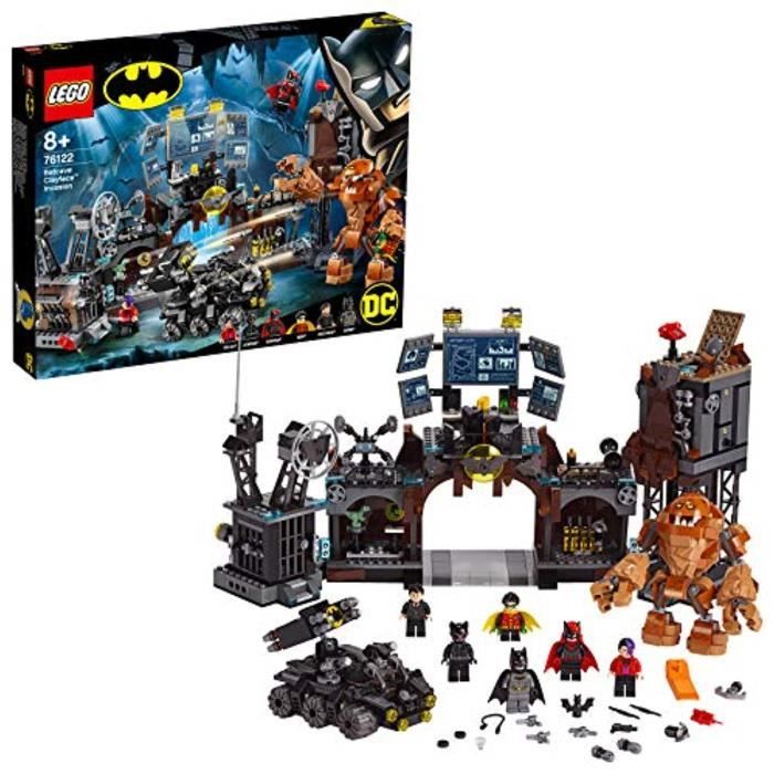 Jeu D'Assemblage LEGO PCOU1 76122 DC Batman Batcave Invasion Clayface collection Super Heroes Jeux de construction