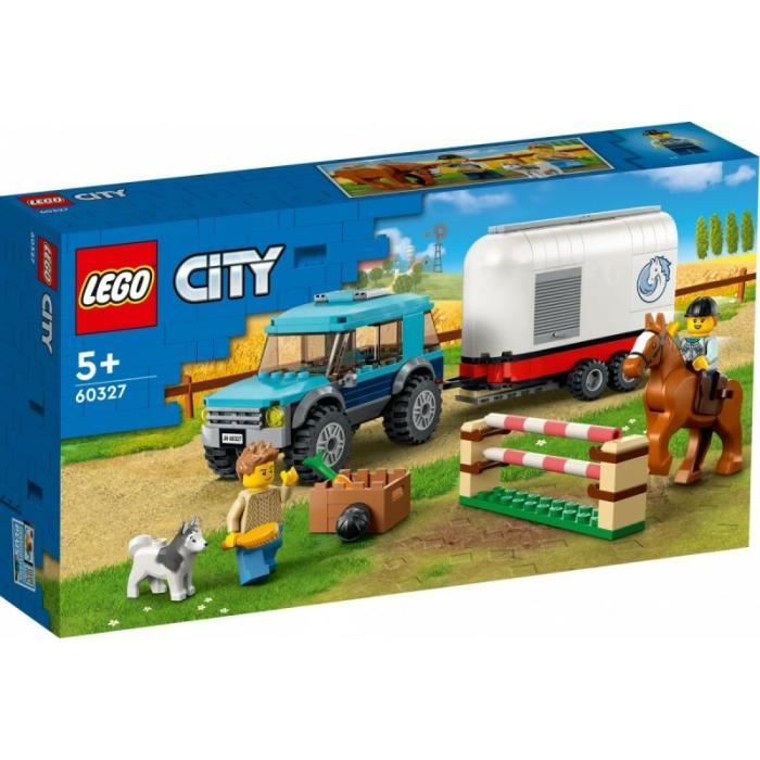 Acheter Ensemble de jeu - LEGO - 60327 - Transport de chevaux - 2 figurines - SUV - 4 ans et plus Reconditionné - 69,00 € Ensemble de jeu - LEGO - 60327 - Transport de chevaux - 2 figurines - SUV - 4 ans et plus Reconditionné - Lego reconditionné disponible sur Cdiscount Seconde Vie