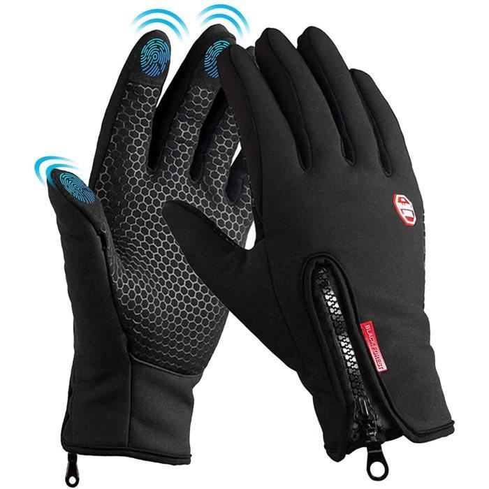 Gant De Sport Homme Gants Écran Tactile Doublure D Hiver Femme Cyclisme  Course À Pied