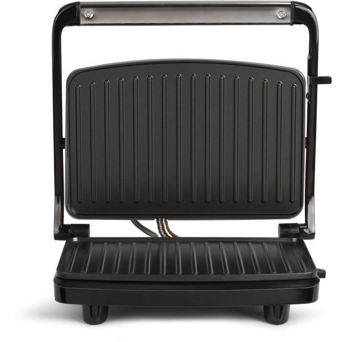 LIVOO DOC232G - Grill compact - 23x15cm - Revêtement anti-adhésif - Témoin lumineux de chauffe - Charnière ajustable