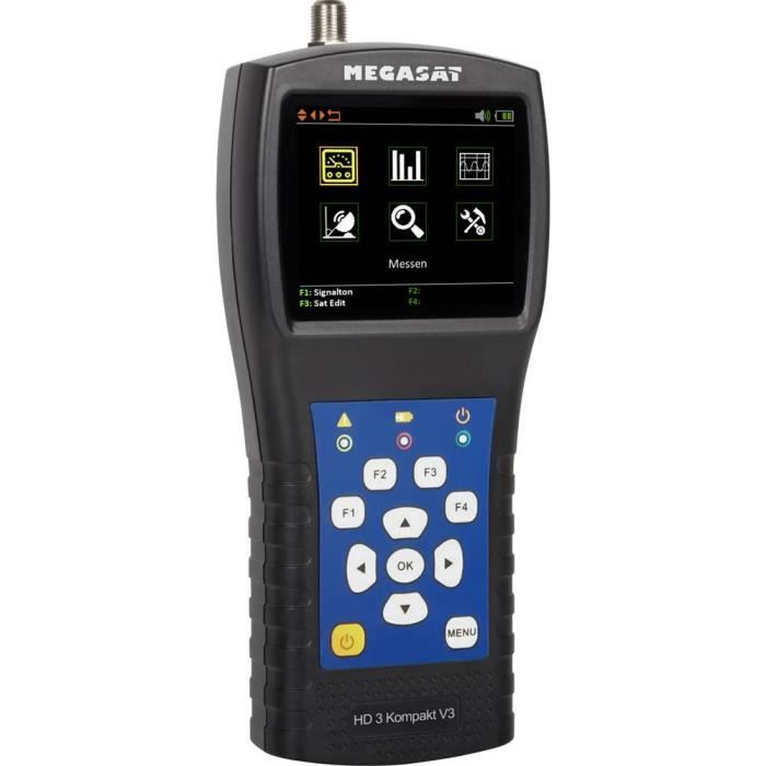 Pointeur satellite - MEGASAT - HD 3 Kompakt V3 - Écran 27 pouces - Compact - Mesure DVB-S/DVB-S2