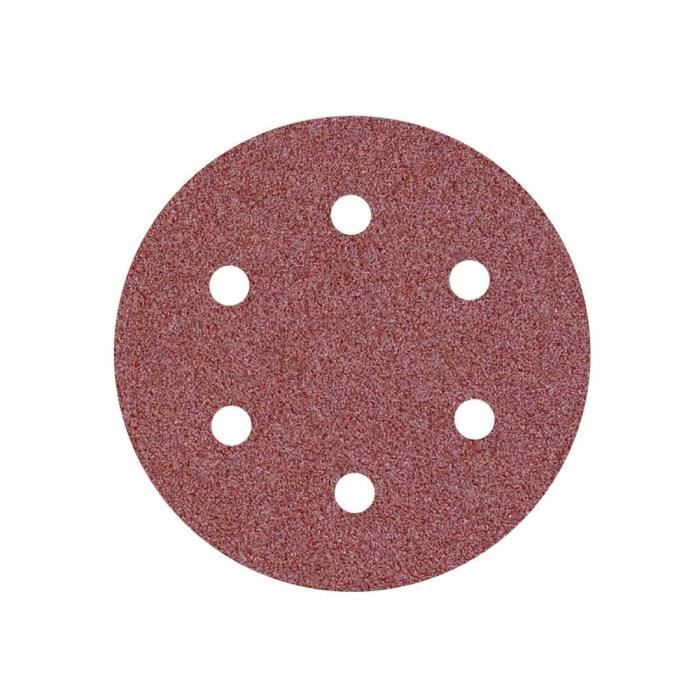 blancs /ø 225 mm grain 80-10-trous 25 Disques de pon/çage auto-agrippants MENZER pour ponceuses girafe